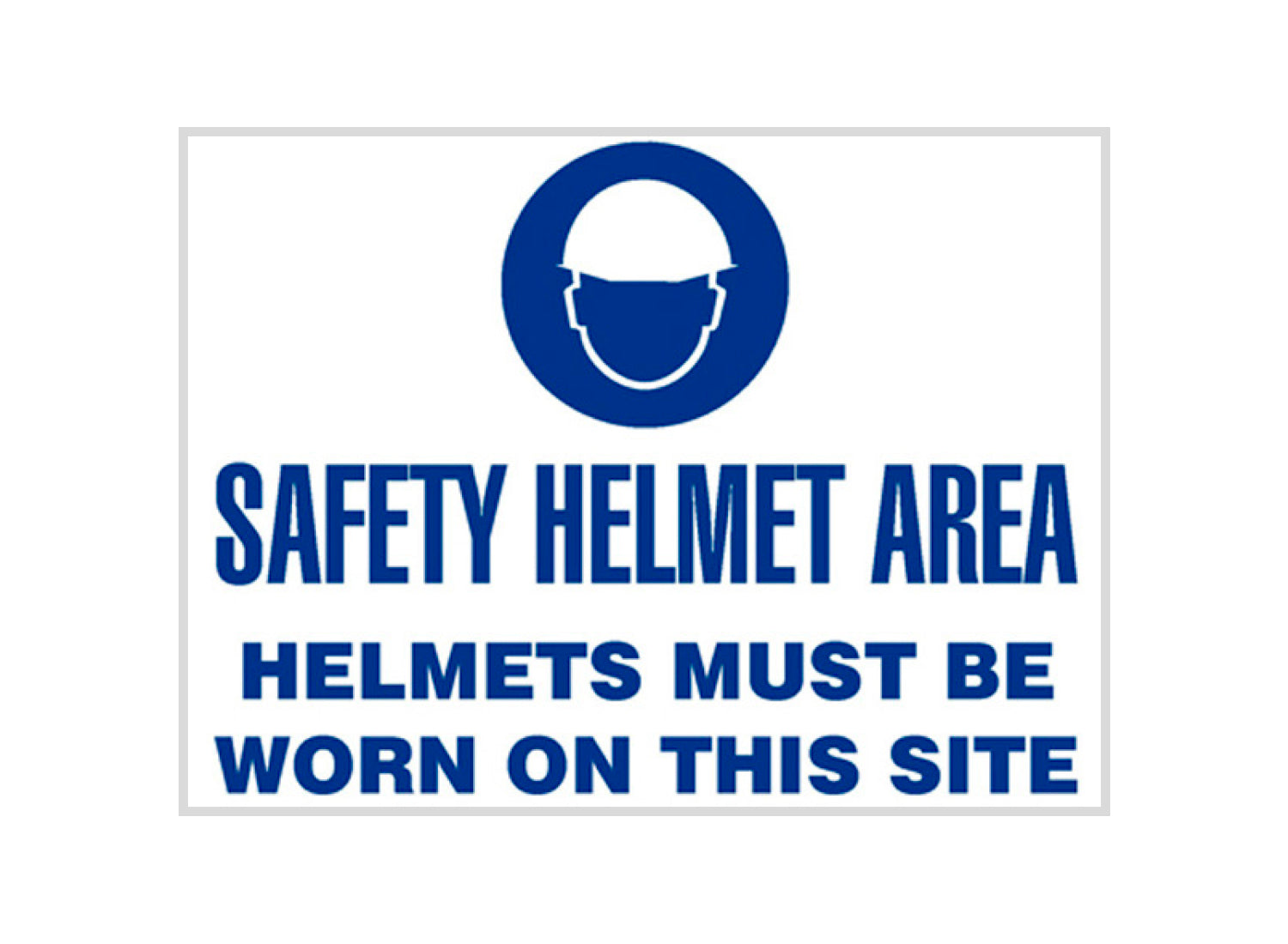 Esko Danger Signs - Hardhat Safety Sign 600 X 450