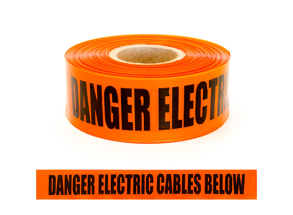 Esko Trench Warning Tape - ELECTRICAL 75mm x 250m (Orange)