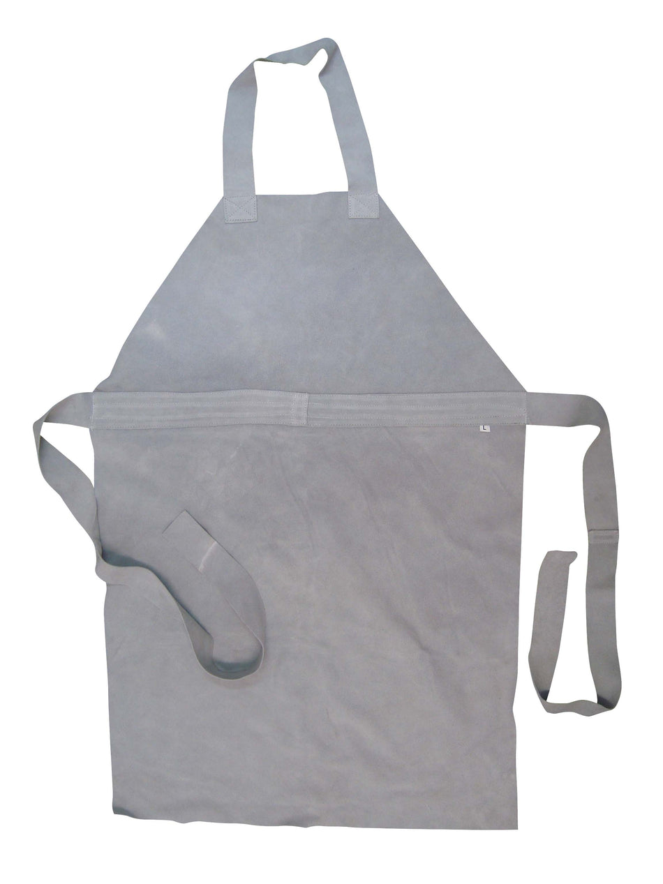 Welding Bib Apron - Suede Leather, Large