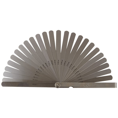 Mitutoyo Feeler Gauge 0.05 - 1.0mm 28pc 150mm Long Leaf – Mitutoyo Feeler Gauge 0.05 - 1.0mm 28pc Long Leaf | Hobeca