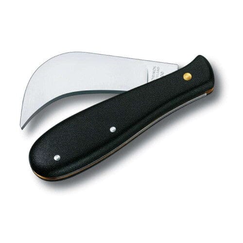 Victorinox Pocket Knife Grafting, Black Curved Blade | Hobeca