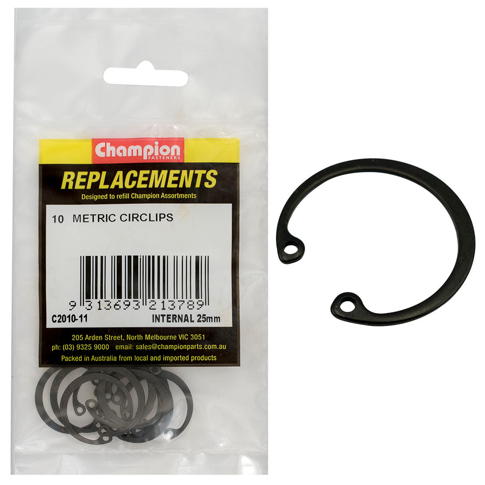 Champion 25mm internal Circlip -10pk | ISL