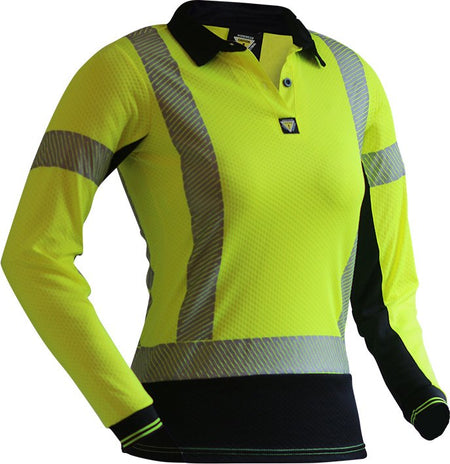 Esko D/N L/S Women's Microvent Polo-Size 4