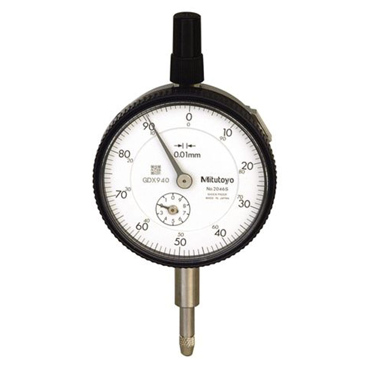Mitutoyo Dial Indicator 10mm x 0.01mm with Lug Back | Hobeca