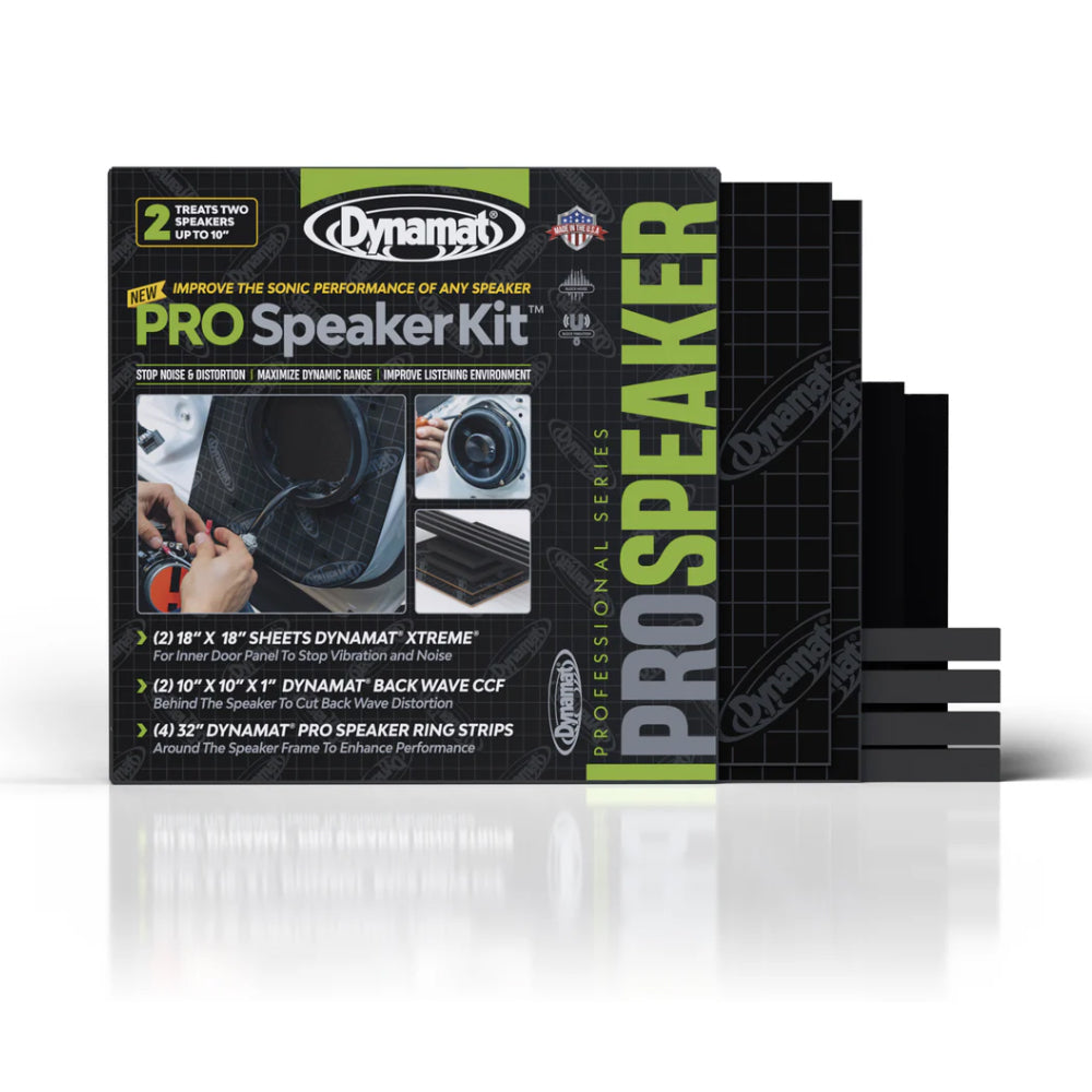 Dynamat Pro Speaker Kit (457mm X 457mm X 5mm) - 2 Sheet Pack (0.84 Sq Metre Coverage) | Formula