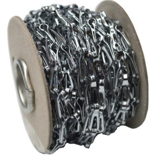 Hipkiss Chandelier Chain 10m Reel - CP on Brass #218 14mm | Hobeca