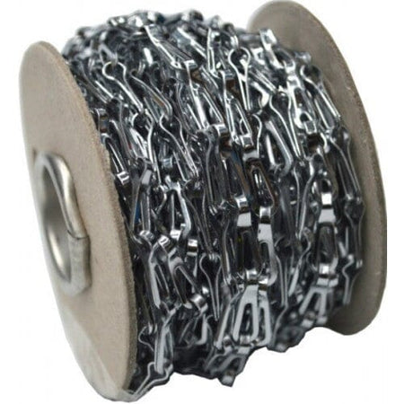 Hipkiss Chandelier Chain 10m Reel - CP on Brass #218 14mm | Hobeca