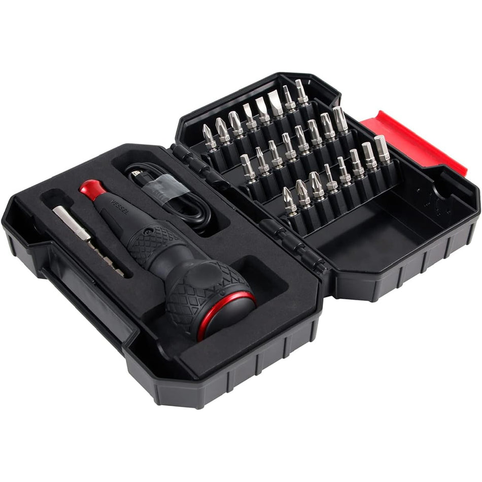 Vessel 220usb-25eb Mini Cordless Electric Screwdriver Set