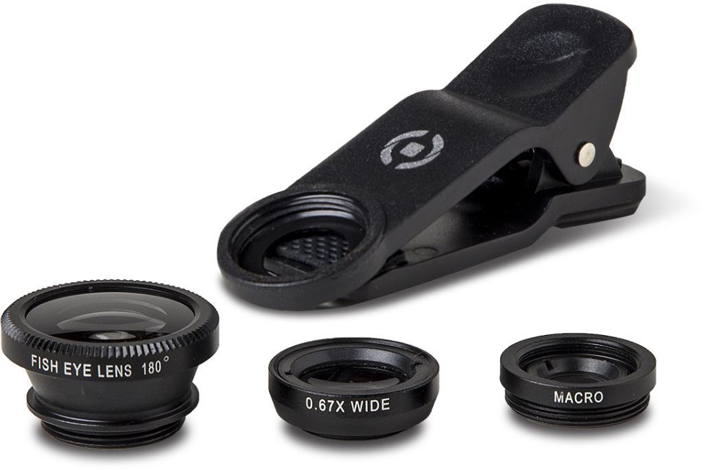 Celly Clip & Click 3-In-1 Smartphone Lens Kit | Formula