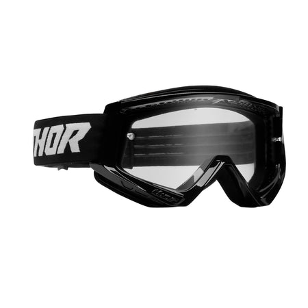 Thor Mx Goggles S23 Youth Combat Solid Black/White | Formula