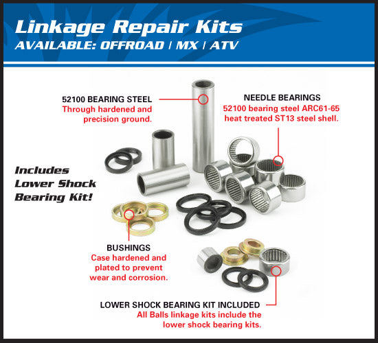 Linkage Kit All Balls Suzuki Rm125 Rm250 96-97 | Formula