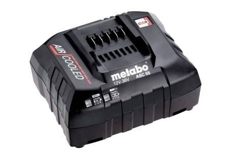 Metabo 12V - 36V ASC 55 Air-cooled Slide-on Battery Charger