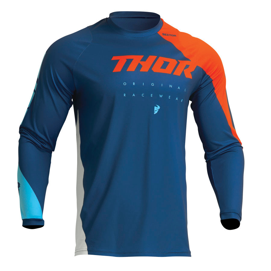 Jersey S23 Thor Mx Sector Edge Navy/Orange Large | Formula