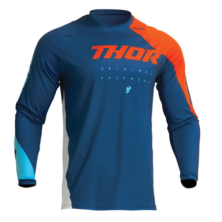 Jersey S23 Thor Mx Sector Edge Navy/Orange Large | Formula