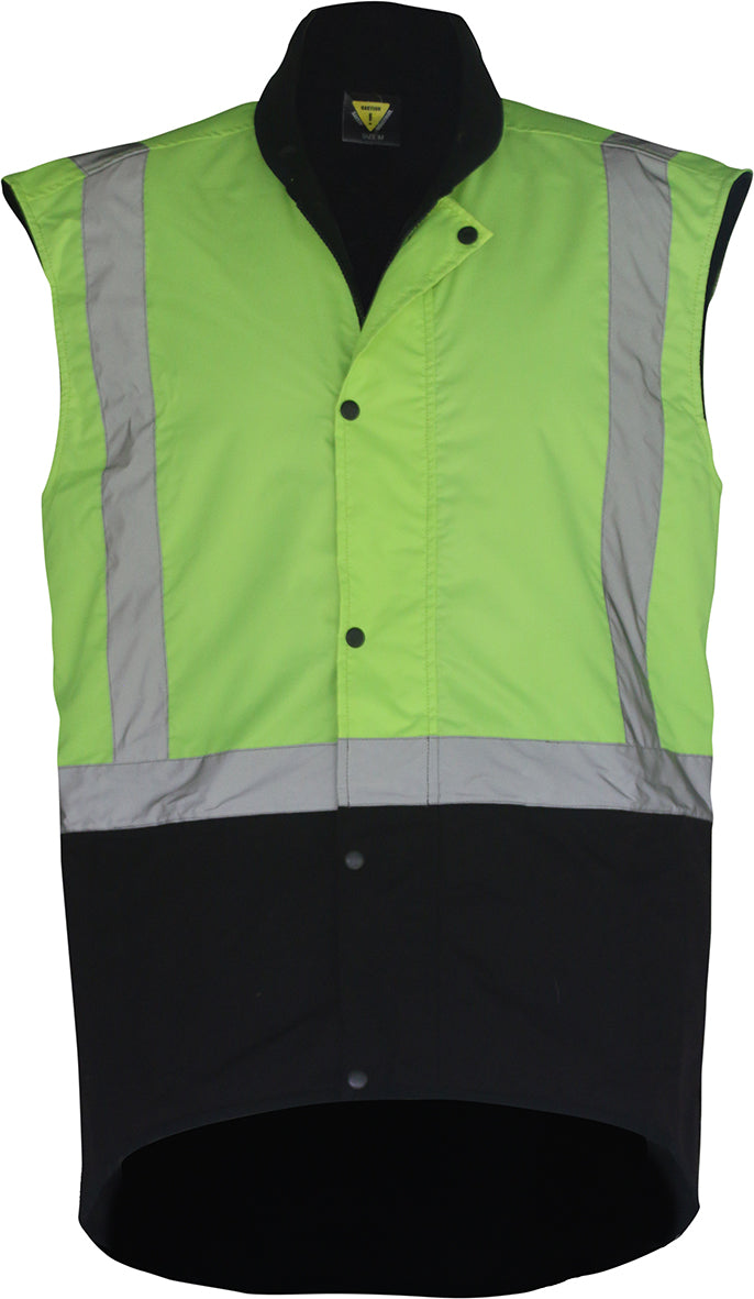 Caution D/N Oilskin Sleeveless Vest | Esko