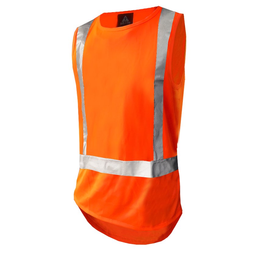 Clearance - Hi-Vis D/N TTMC Singlet, Orange -Size 8XL | Esko