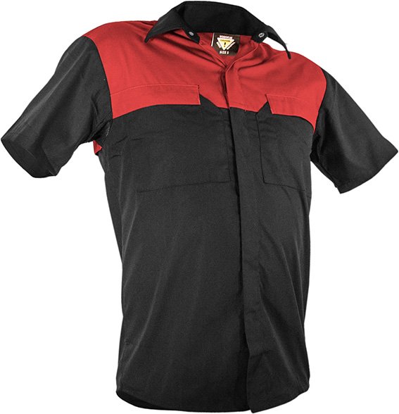 Esko Poly Cotton Short Sleeve Shirt-Size L