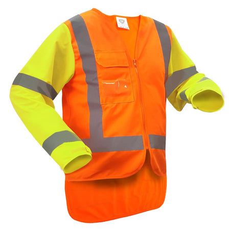 Clearance - Esko MTC Safety Vest Orange/Yellow -Size S