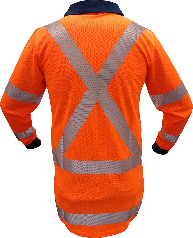 Esko TTMC X-Back L/S Polyester Mesh Polo -Size 4XL
