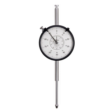 Mitutoyo dial indicator 50mm travel 0.01mm graduations lug back mount
