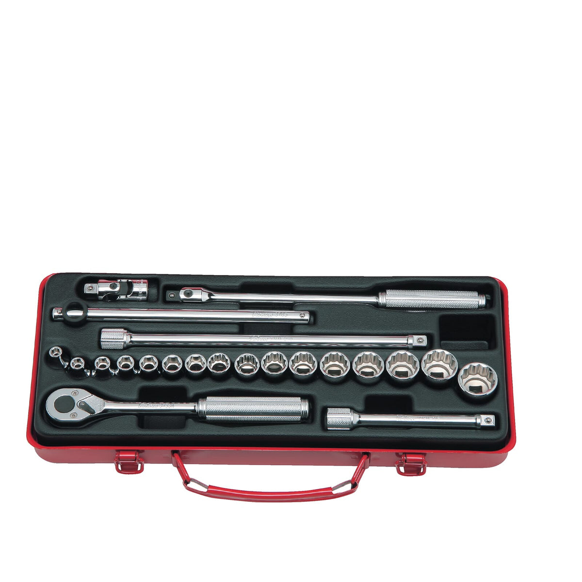 Koken 3210M Socket Set 6 & 12pt 22pc 3/8"Dr 6pt 6-12mm & 12pt 13-22mm | Hobeca
