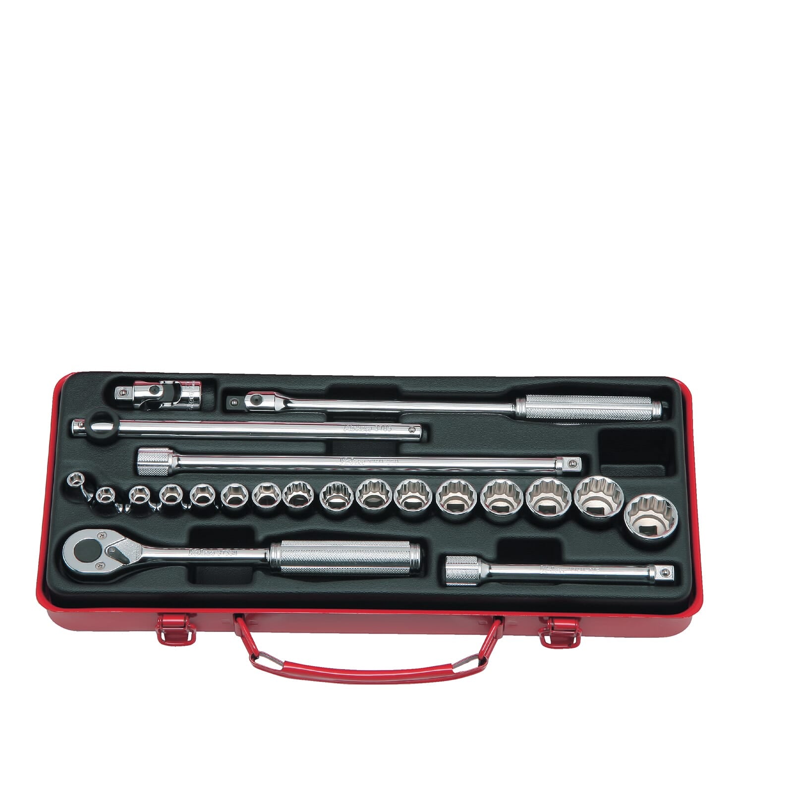 Koken 3210M Socket Set 6 & 12pt 22pc 3/8"Dr 6pt 6-12mm & 12pt 13-22mm | Hobeca