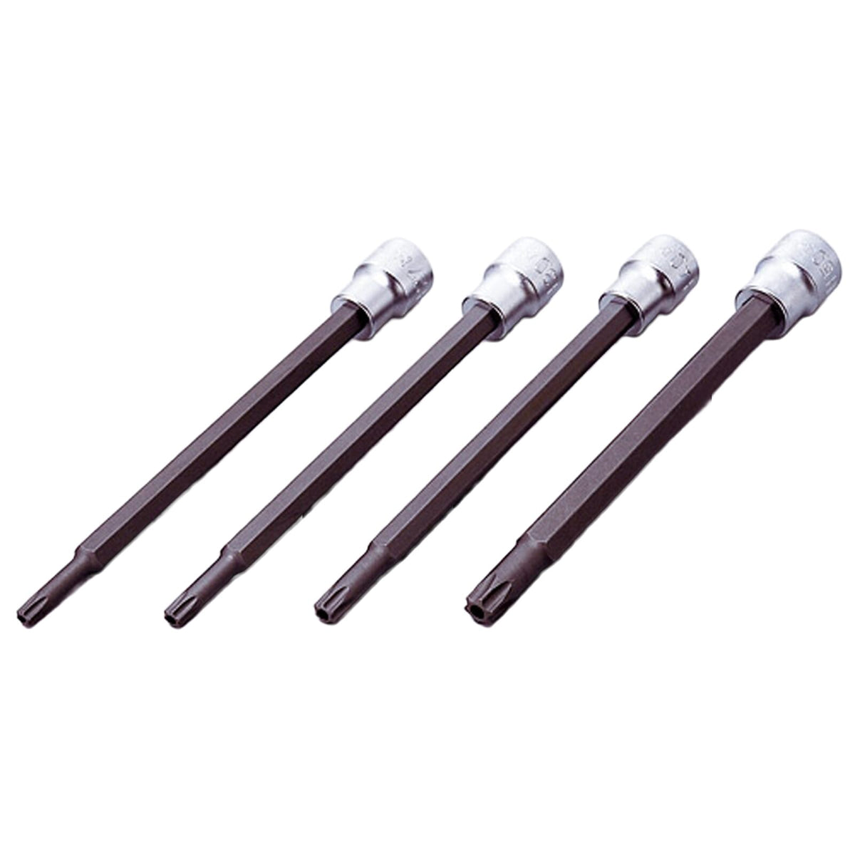 Koken 3247 Tamper Proof Torx Bit Socket Set 4pc 3/8"Dr TH27-TH50 | Hobeca