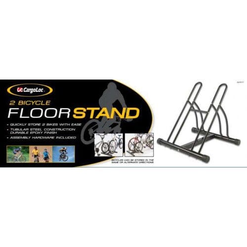 Cargoloc Bicycle Floor Stand - Holds 2 Bikes #32517 | Hobeca