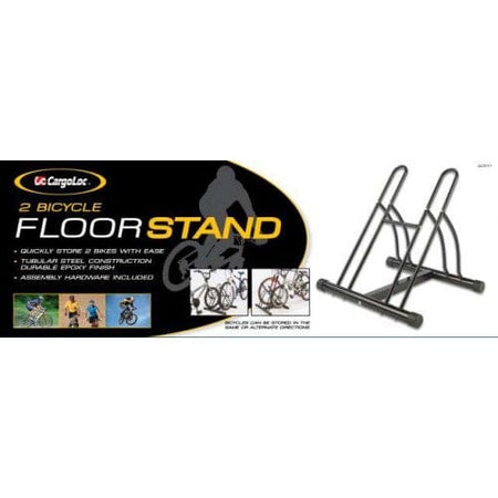 Cargoloc Bicycle Floor Stand - Holds 2 Bikes #32517 | Hobeca