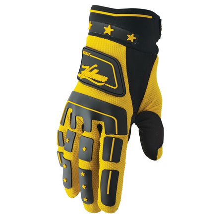 Glove S23 Thor Mx Hallman Digit Black/Yellow Medium | Formula