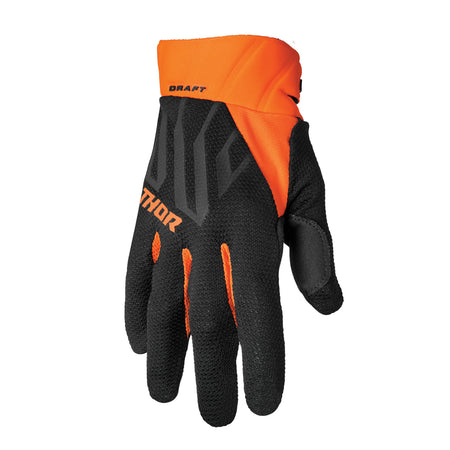 Glove S23 Thor Mx Draft Black/Orange Medium ## | Formula