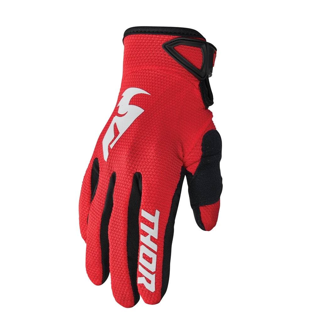 Glove S23 Thor Mx Sector Red/White Medium | Formula