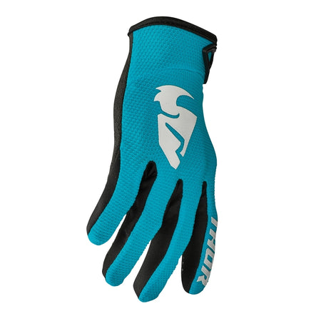 Glove S23 Thor Mx Sector Women Aqua/White Small | Formula