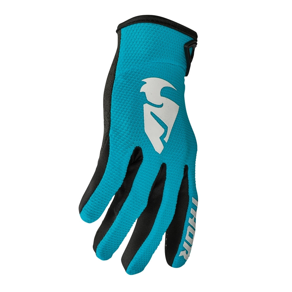 Glove S23 Thor Mx Sector Women Aqua/White Large | Formula