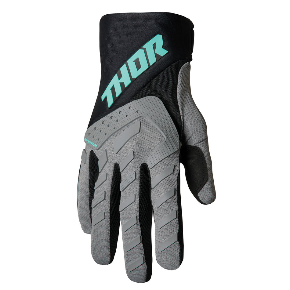 Glove S23 Thor Mx Spectrum Youth Grey/Black/Mint Medium ##