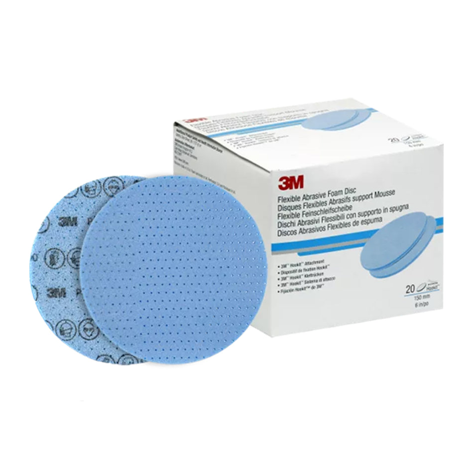 3m 33544 Flexible Foam Disc 150mm 2000g 20 Per Box