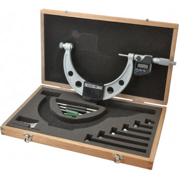 Mitutoyo Digimatic Outside Micrometer Set Interchangeable Anvil Type IP65 Coolant Proof