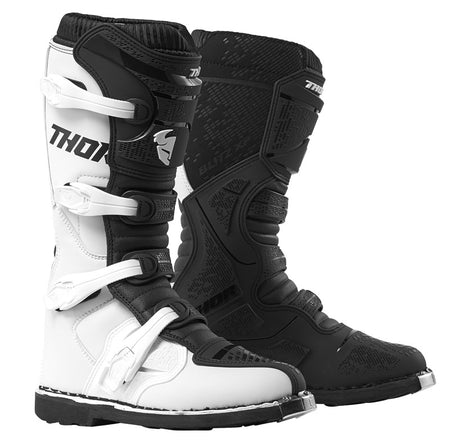 Motorcross Boots Thor Mx Blitz Xp Mens Black White Size - 3410-2174