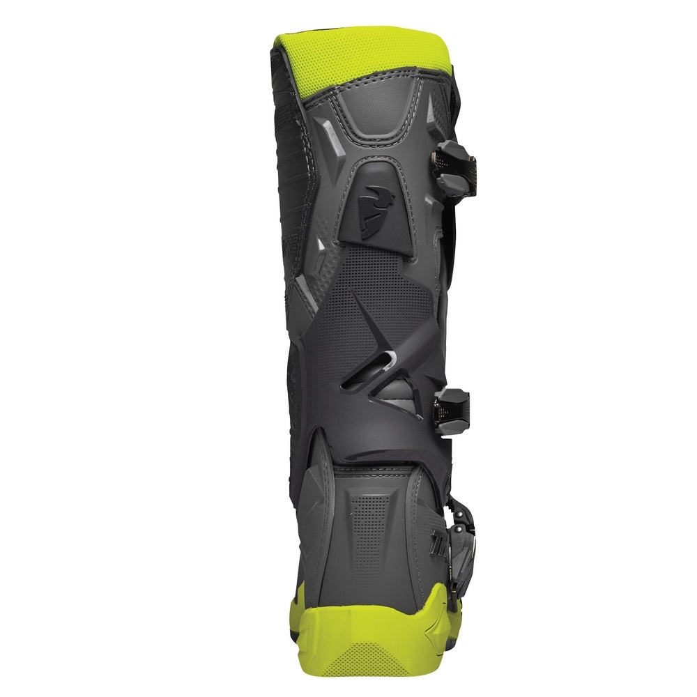 Motorcross Boots Thor Mx Radial Mens Grey Fluro Yellow Size 9 | Formula