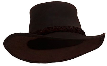 Clearance - Caution Leather Hat-Size XL | Esko