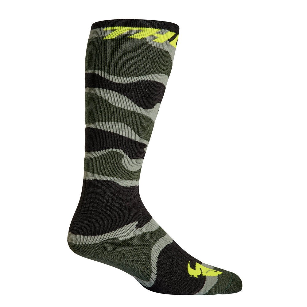 Socks S22 Thor Mx Camo Green/Acid Size ## - 3431-0671