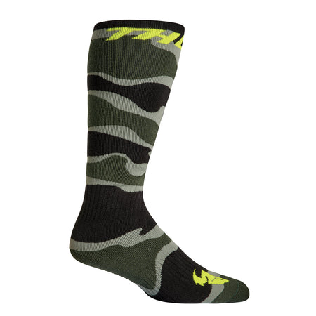Socks S22 Thor Mx Camo Green/Acid Size ## - 3431-0671