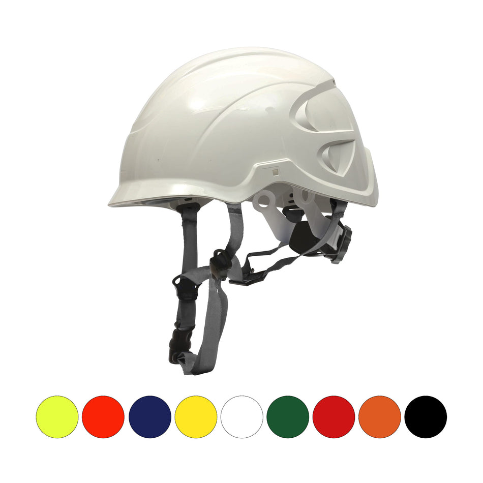 Nexus HeightMaster Ratchet Adj Vented Helmet + 4 Point Chin Strap + Impact Liner