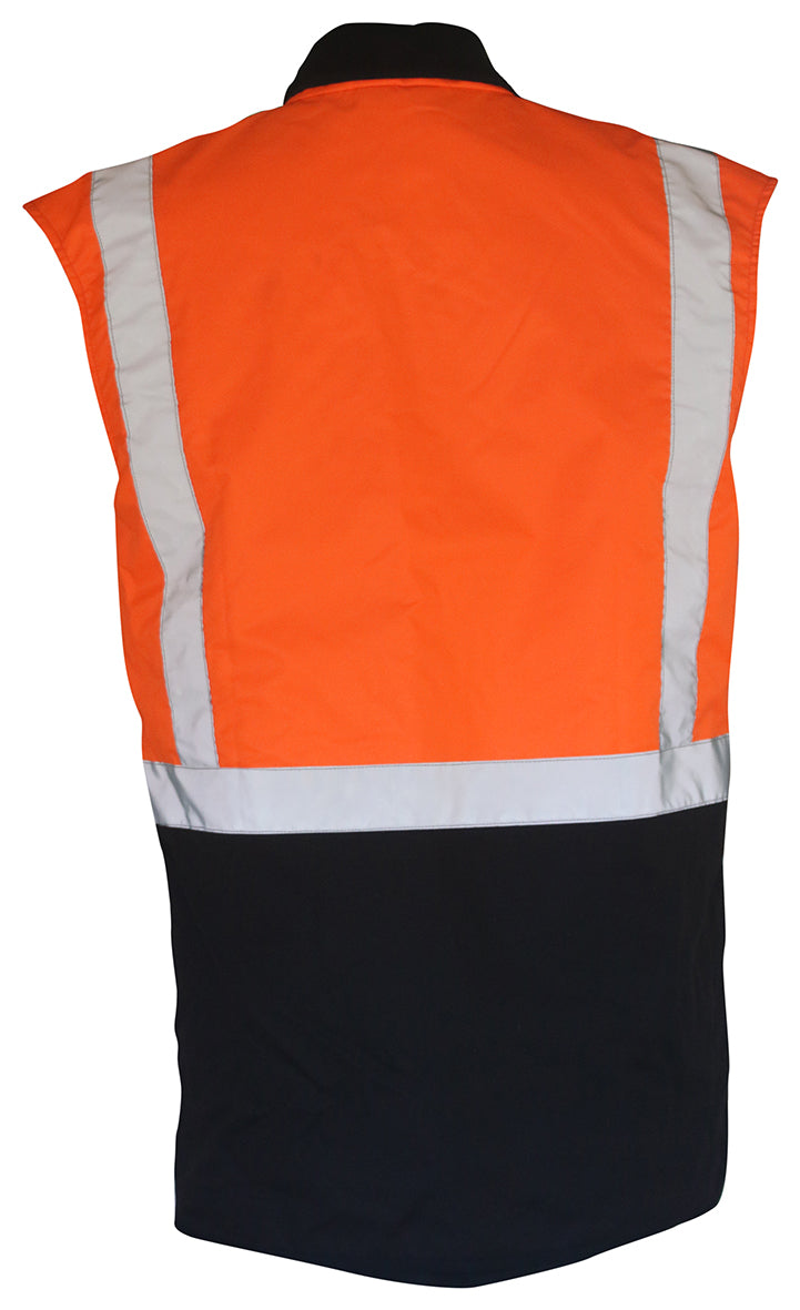 Caution D/N Oilskin Sleeveless Vest | Esko