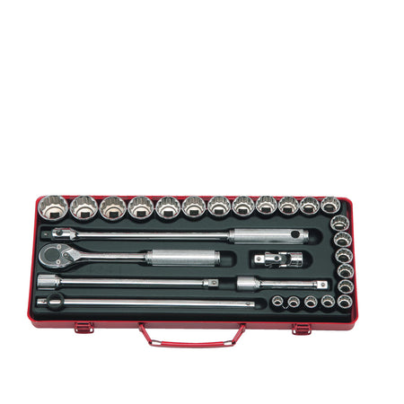 Koken 4241M Socket Set 12pt 28pc 1/2"Dr 10-32mm | Hobeca