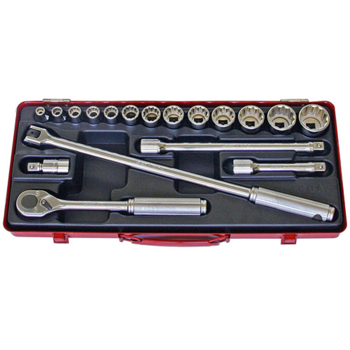 Koken 4289M Socket Set 12pt 18pc 1/2"Dr 8-32mm | Hobeca