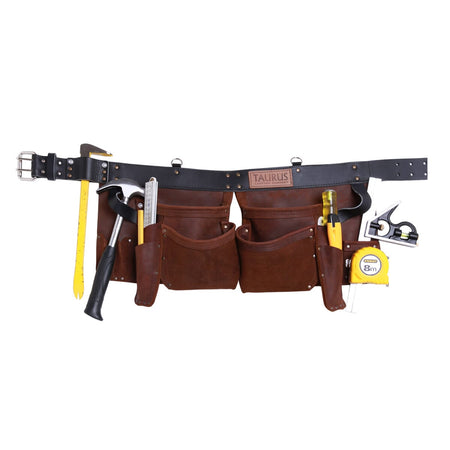 Taurus Leather PRO4 Split Leg Apron Brn Leather Belt | Hobeca