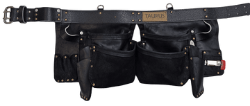 Taurus Leather PRO4 split leg apron with leather belt