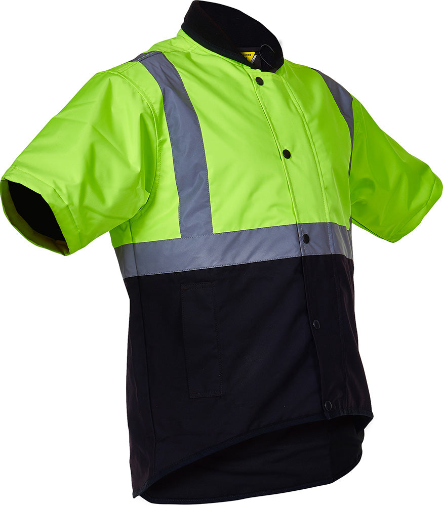 Caution D/N Oilskin Short Sleeve Vest | Esko