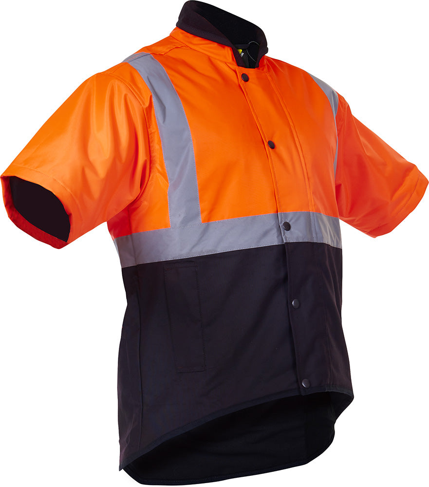 Caution D/N Oilskin Short Sleeve Vest | Esko